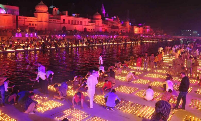 Ayodhya sets world record by lighting 9 lakh diyas