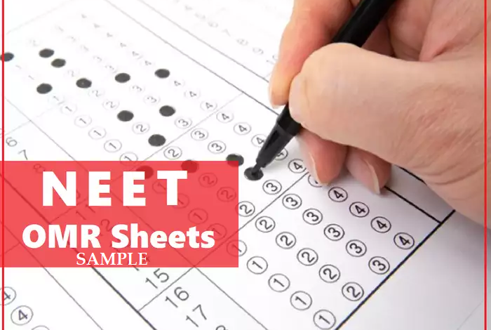 instructions on filling the OMR sheet