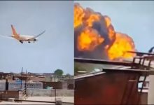 Airplane crash
