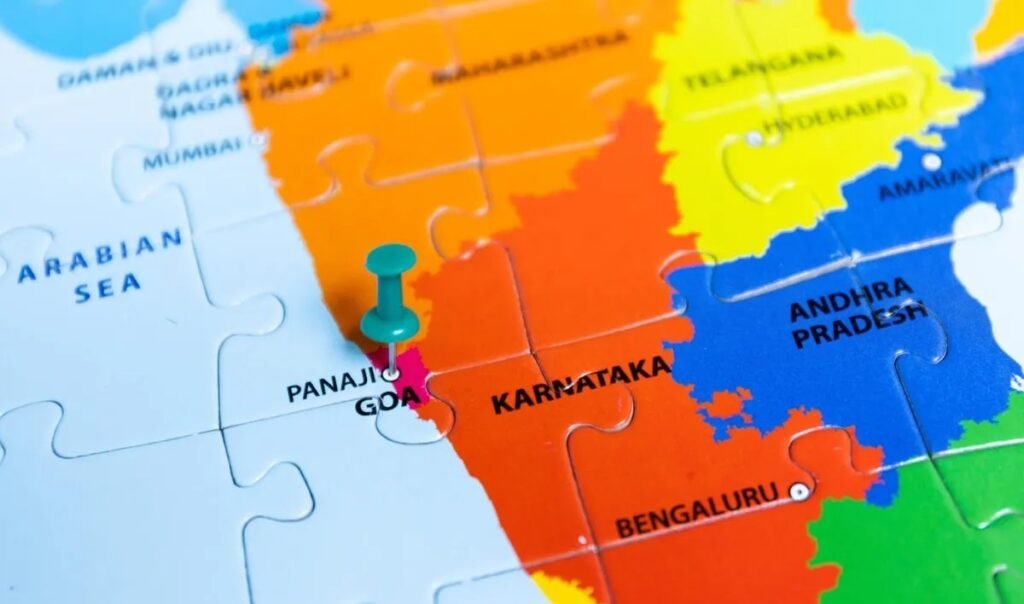 Map of Goa