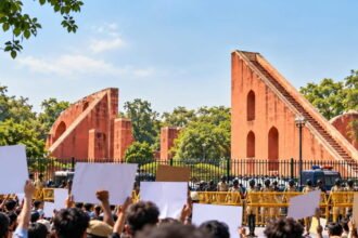 Protest Against Gyanesh Kumar